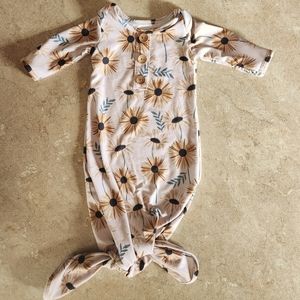 Caden Lane newborn knot gown in Sunday's Daisy